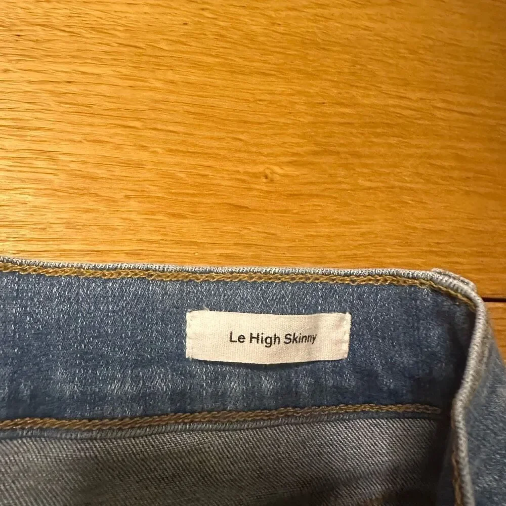 Frame le high skinny 28 distressed